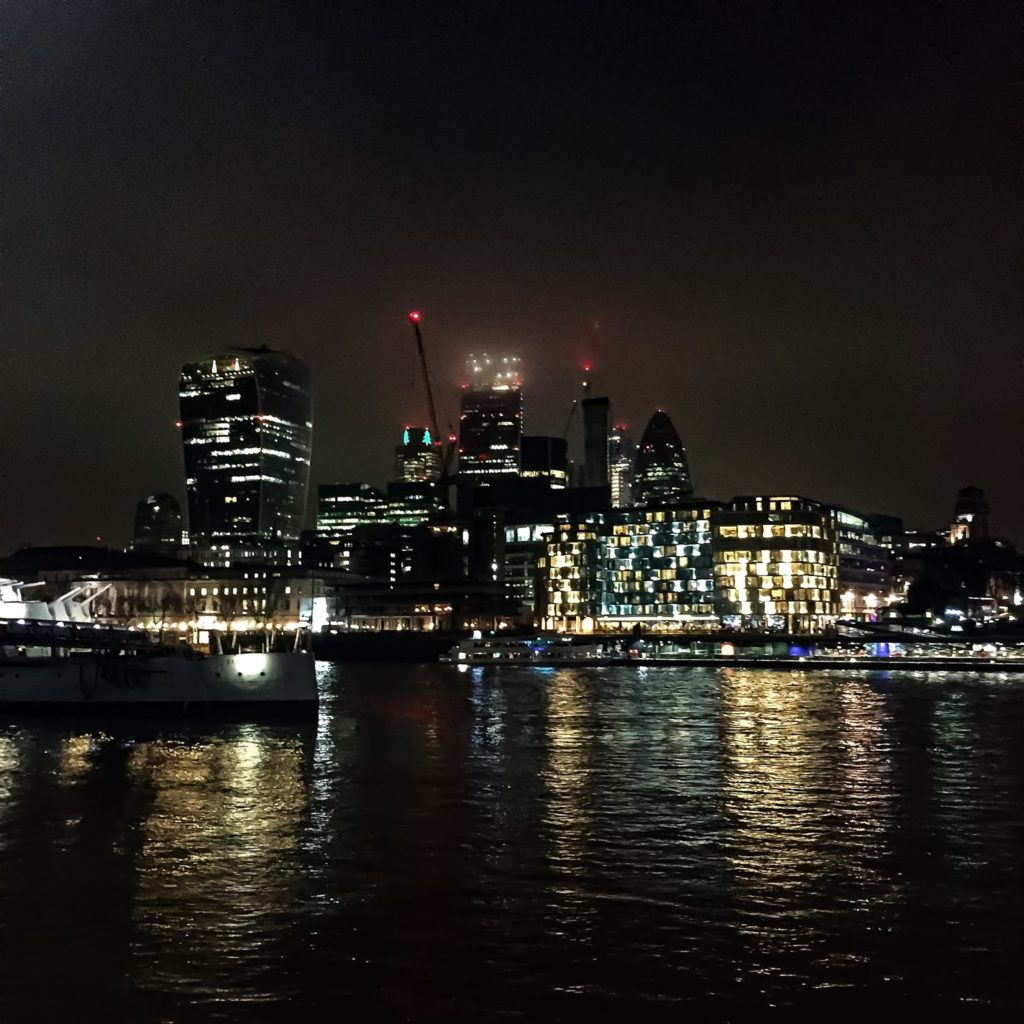 City of London by night 