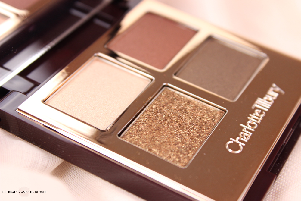 Charlotte Tilbury London Makeup Artist The Dolce Vita Eyeshadow Palette Quad Review Swatches