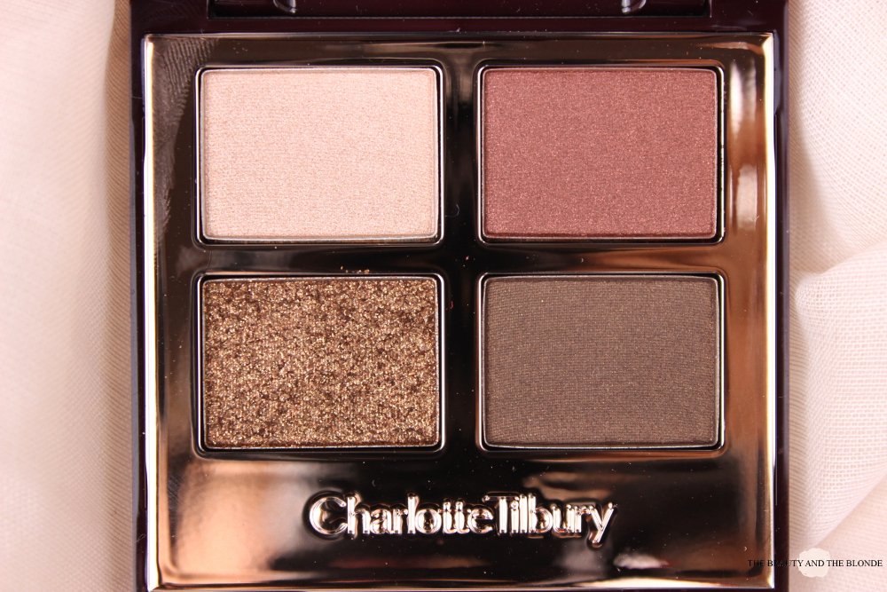 Charlotte Tilbury London Makeup Artist The Dolce Vita Eyeshadow Palette Quad Review Swatches