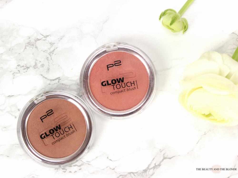 p2 glow touch blushes touch of amber touch of peony drogerie tipp review