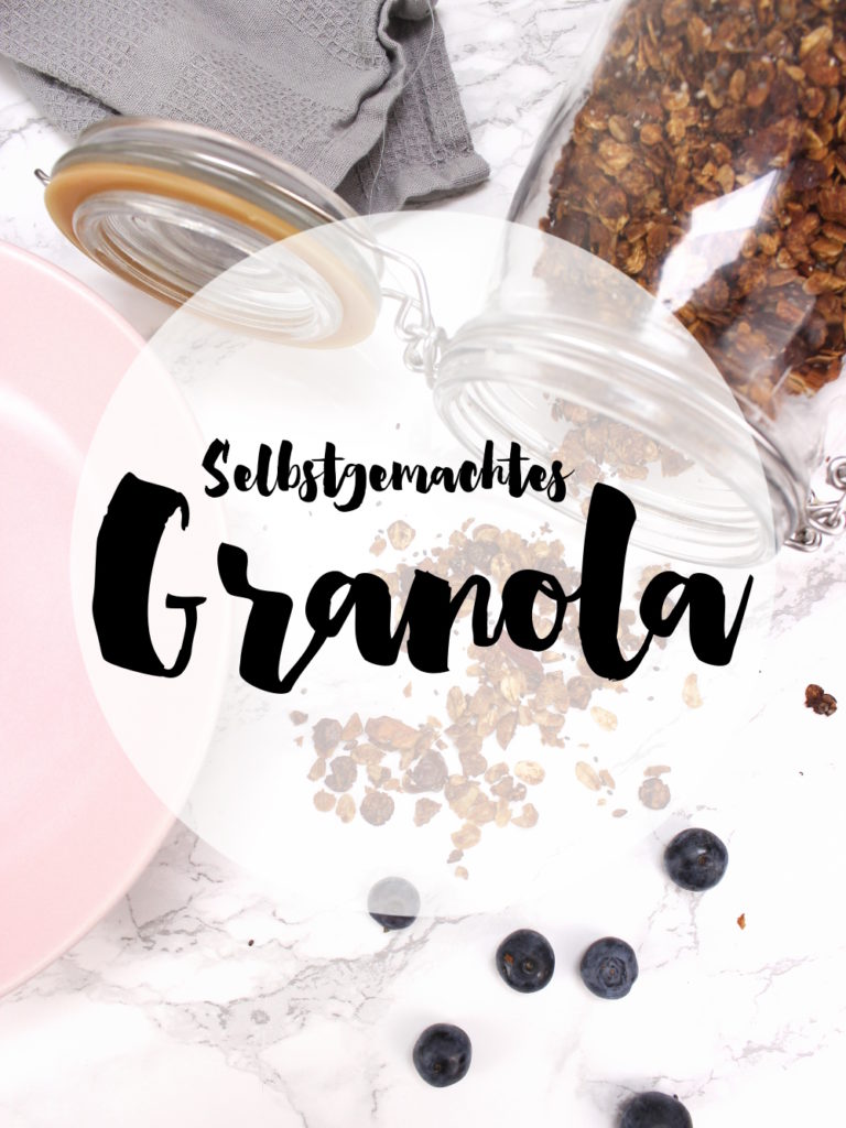 Gesundes Frühstück Healthy Breakfast Granola Homemade Rezept Recipe