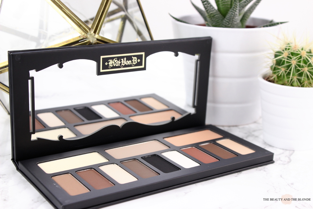 Kat von D Shade and Light Eye Palette Review Swatches Packaging Mirror Matte Eyeshadow