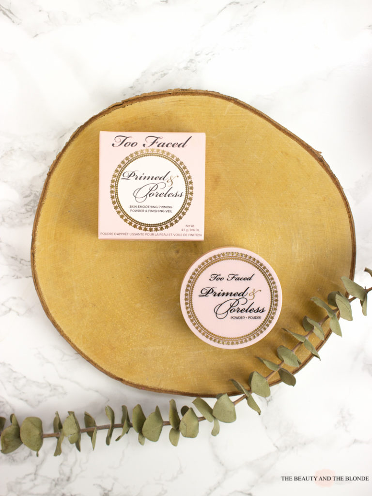 Too Faced Primed And Poreless Loose Powder Packaging Review