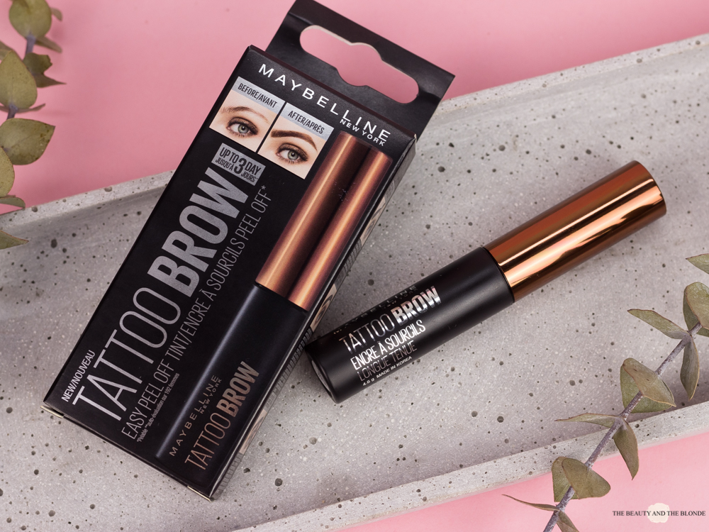 Review Maybelline Tattoo Brow Drugstore Drogerie Browtint