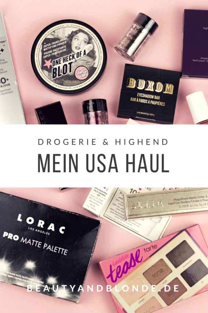 USA Haul Urlaub 2017 Drogerie Drugstore Highend Beauty Products Makeup Ulta MAC 