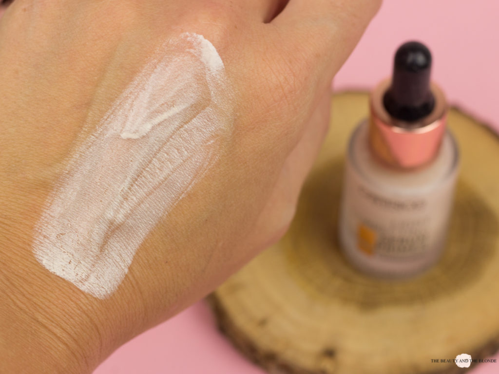Swatch Catrice Light Correcting Serum Primer Review Drogerie Drugstore Highlighter