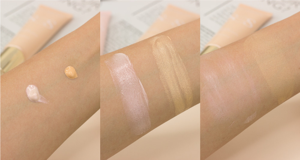 Clarins SOS Primer Rose Peach Swatches Review Highend Makeup 
