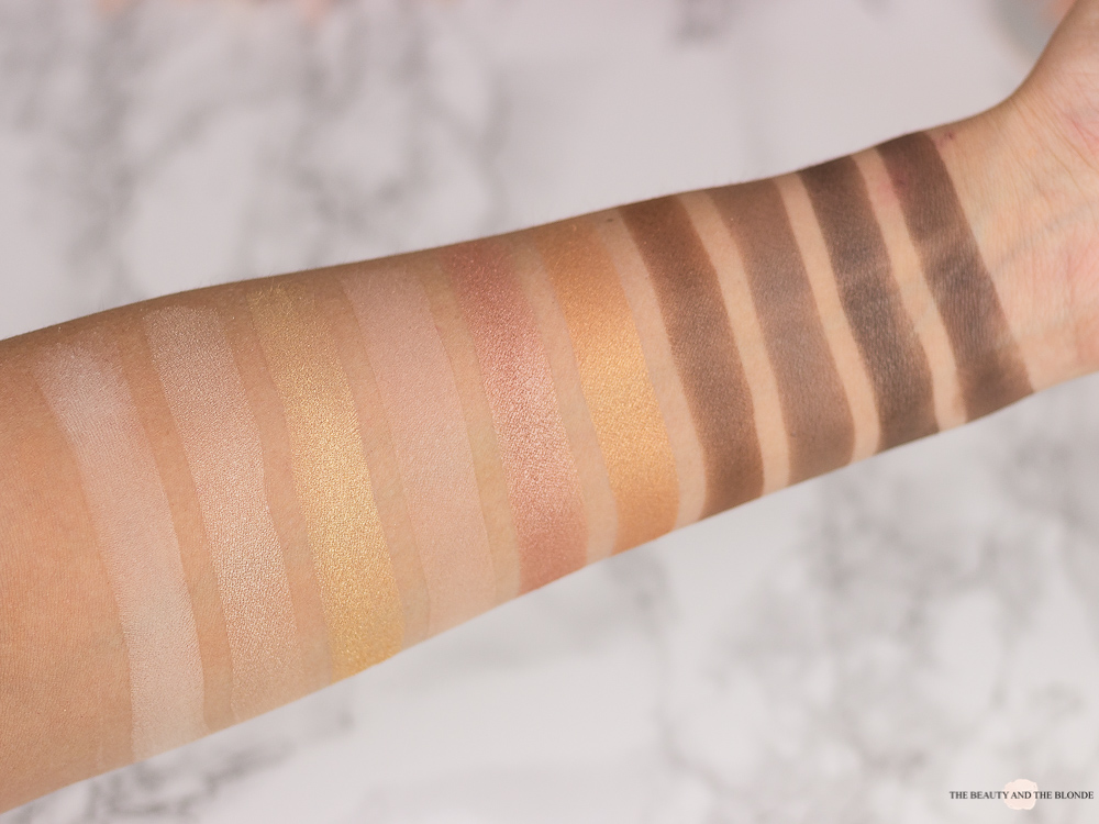 e.l.f. Cosmetics Eyeshadow Palette Need It Nude Swatches Review elf