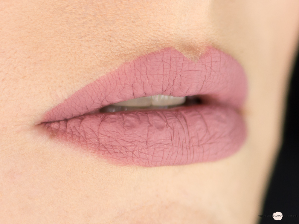 e.l.f. Cosmetics Matte Lipstick Tea Rose Swatch Lipswatch Review elf