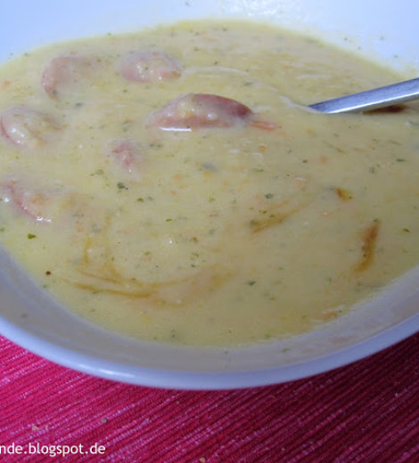 Einfache Kartoffelsuppe