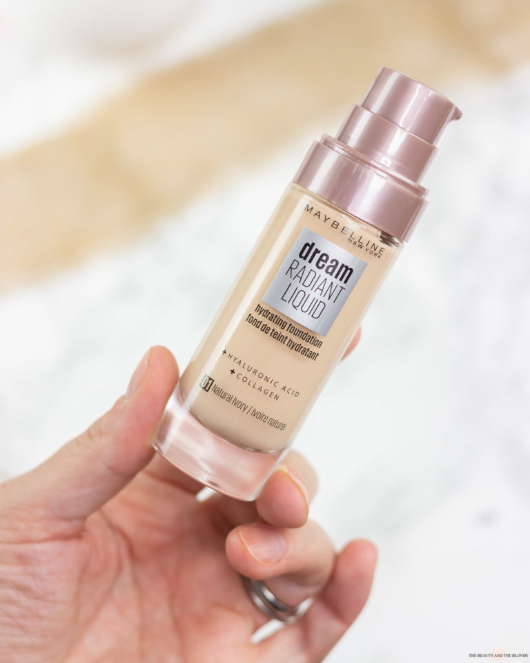 Maybelline Dream Radiant Liquid Foundation The Beauty And The Blonde