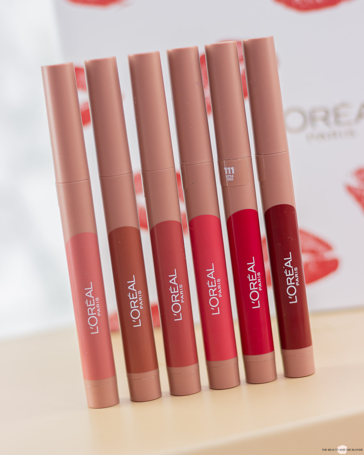 L Oreal Matte Lip Crayons The Beauty And The Blonde